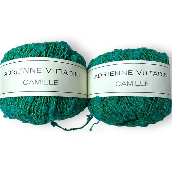 Adrienne Vittadini Other - 2 skeins Adrienne Vittadini CAMILLE Boucle Bulky Yarn ❇️ 2161 Green